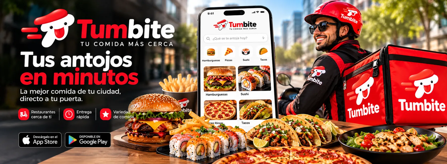 Tus antojos en minutos con Tumbite
